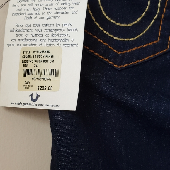 True Religion Jeans Like New - Picture 2 of 3